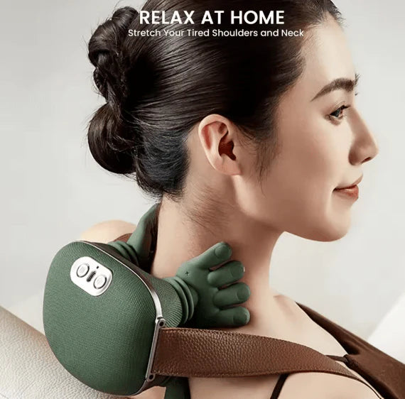 Relax muscles using dual-palm style pressure.